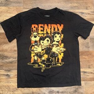 BENDY VINTAGE Kids Black short sleeve Graphic T-Shirt size M